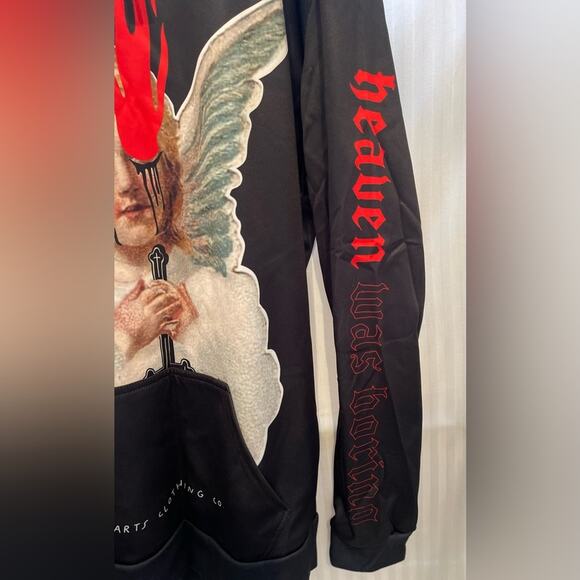 Teen Hearts Fallen Angels Hoodie/Sweatshirt. Size 4X.  NWOT! - Picture 4 of 12